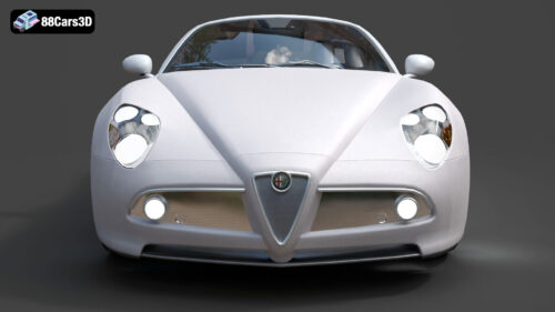 Alfa Romeo 8C Spider 3D Model