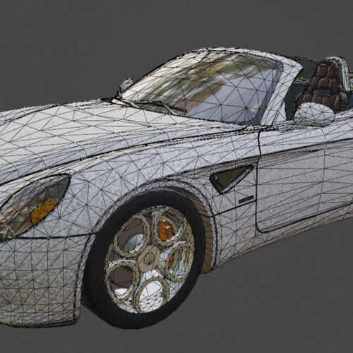Alfa Romeo 8C Spider 3D Model