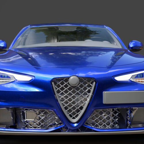 Alfa Romeo Giulia Quadrifoglio 2017 3D Model