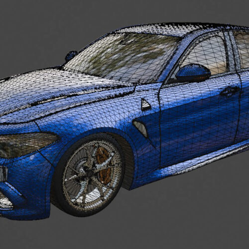 Alfa Romeo Giulia Quadrifoglio 2017 3D Model