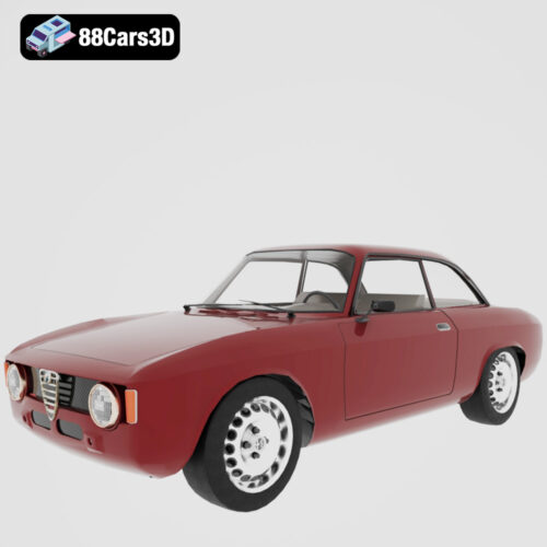 Alfa-Romeo-Julia-GTA 3D Model