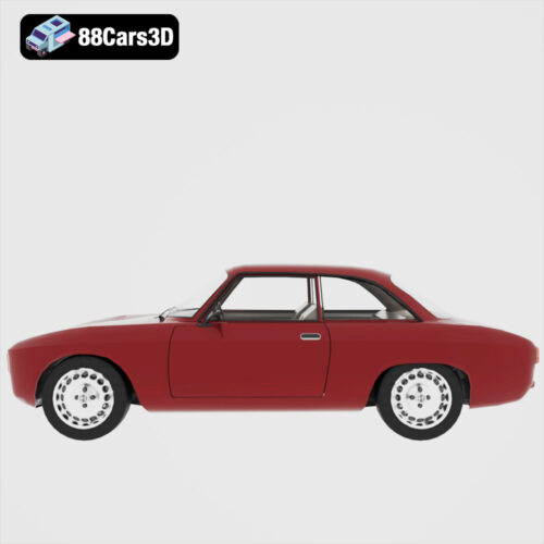 Alfa-Romeo-Julia-GTA 3D Model