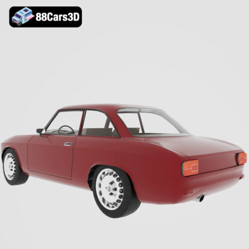 Alfa-Romeo-Julia-GTA 3D Model