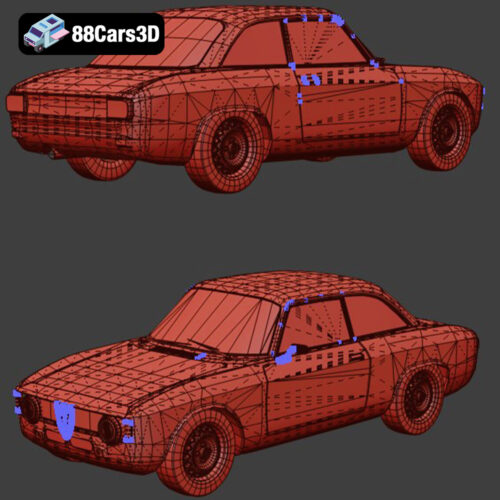Alfa-Romeo-Julia-GTA 3D Model