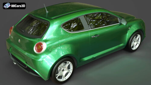 Alfa Romeo MiTo 3D Model