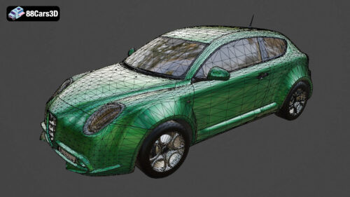 Alfa Romeo MiTo 3D Model