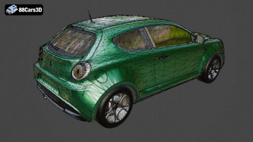 Alfa Romeo MiTo 3D Model