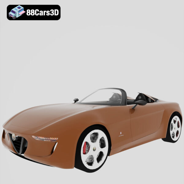 Alfa Romeo 2Ttottanta 3D Model