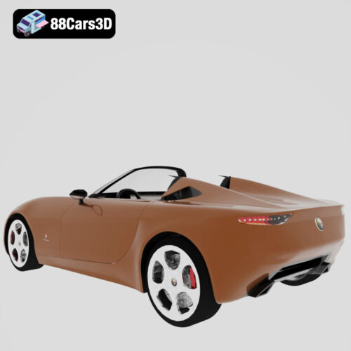 Alfa-Romeo_2Ttottanta-003 Alfa Romeo 2Ttottanta 3D Model