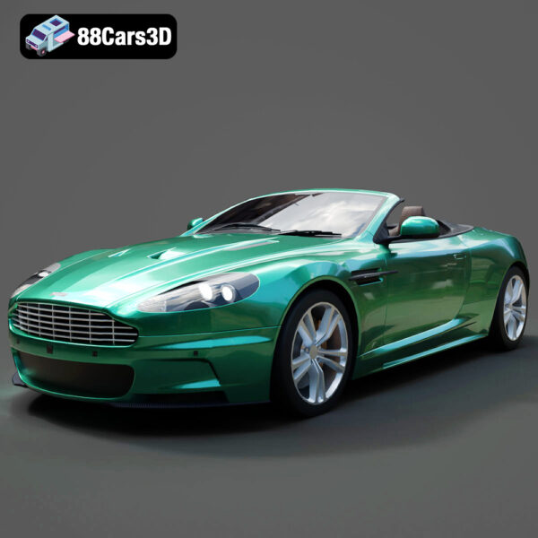 Aston Martin DBS Volante 3D Model