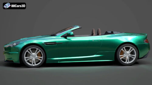 Aston Martin DBS Volante 3D Model