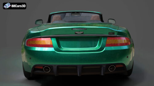 Aston Martin DBS Volante 3D Model
