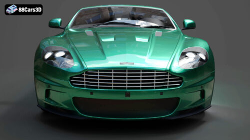 Aston Martin DBS Volante 3D Model