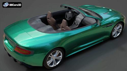 Aston Martin DBS Volante 3D Model