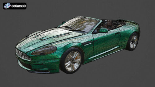 Aston Martin DBS Volante 3D Model