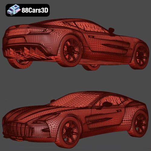 Aston Martin One-77-008 Aston-Martin-One-77 3D Model