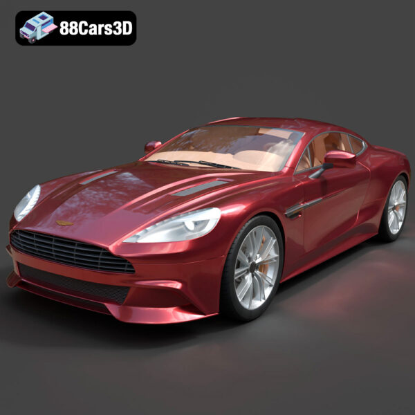 Aston Martin Vanquish 2012 3D Model