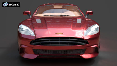 Aston Martin Vanquish 2012 3D Model