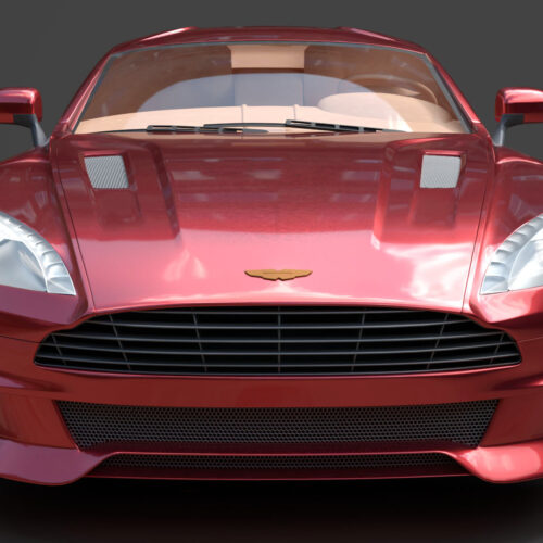 Aston Martin Vanquish 2012 3D Model