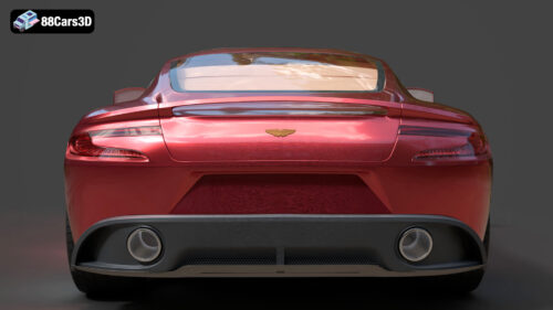 Aston Martin Vanquish 2012 3D Model