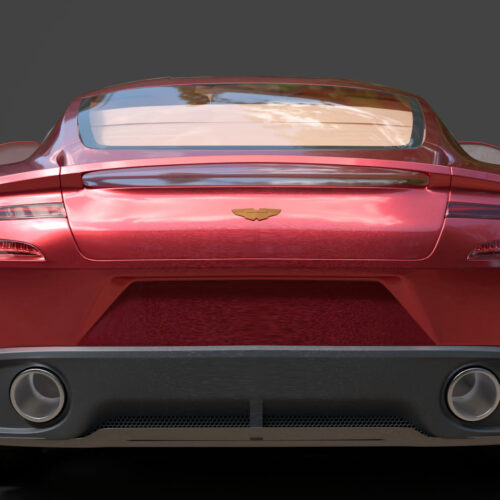 Aston Martin Vanquish 2012 3D Model