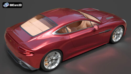 Aston Martin Vanquish 2012 3D Model