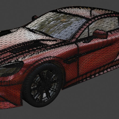 Aston Martin Vanquish 2012 3D Model
