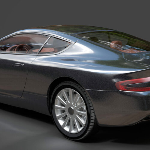 Aston Martin DB9 3D Model