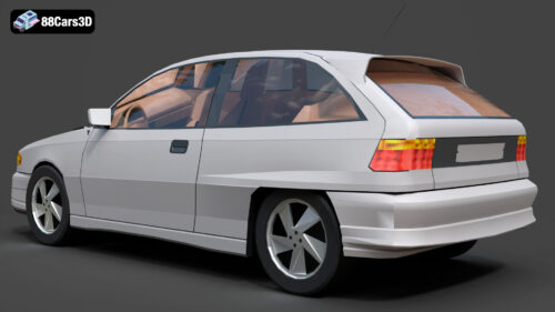 Opel Astra 3D Model
