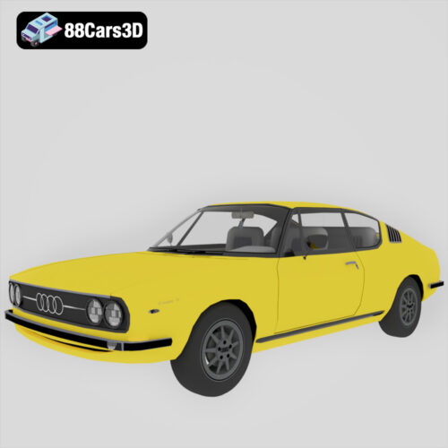 Audi 100 Coupe S 1974 3D Model