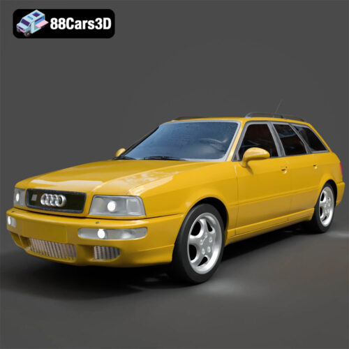 Audi 80 Avant RS2 3D Model