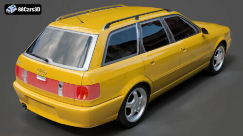 Audi 80 Avant RS2 3D Model