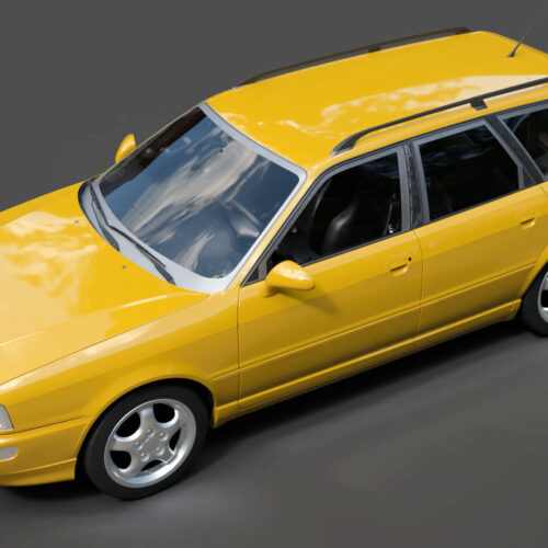 Audi 80 Avant RS2 3D Model
