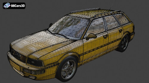 Audi 80 Avant RS2 3D Model