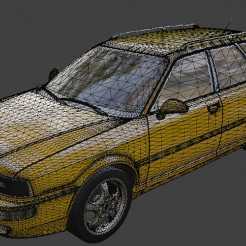 Audi 80 Avant RS2 3D Model