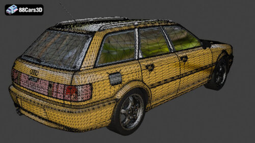 Audi 80 Avant RS2 3D Model