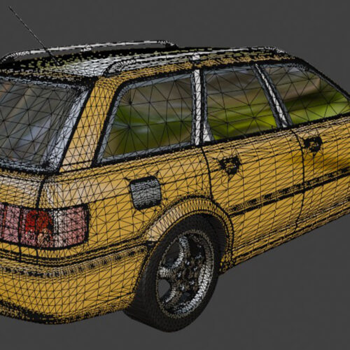 Audi 80 Avant RS2 3D Model