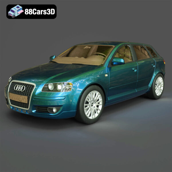 Audi A3 Sportback New 3D Model