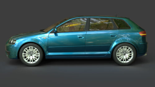 Audi A3 Sportback 3D Model