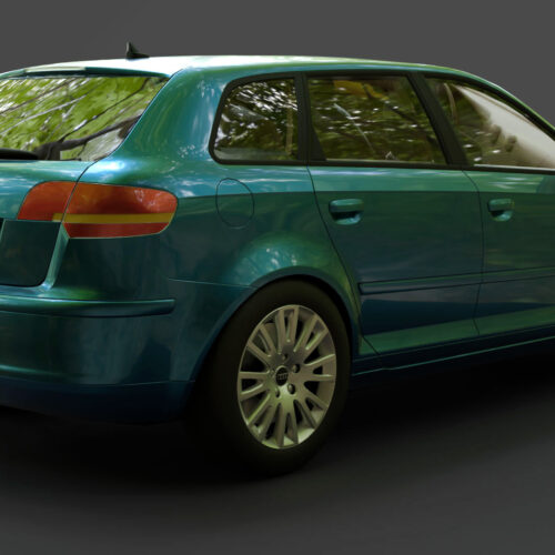 Audi A3 Sportback New 3D Model