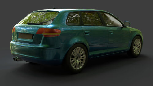Audi A3 Sportback 3D Model