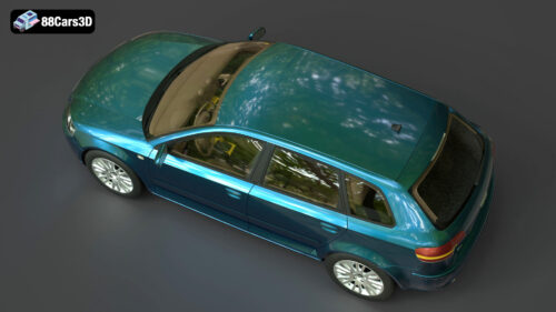 Audi A3 Sportback New 3D Model