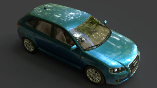 Audi A3 Sportback 3D Model