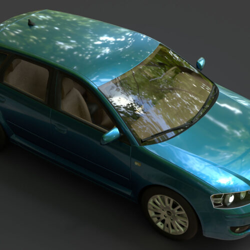 Audi A3 Sportback 3D Model