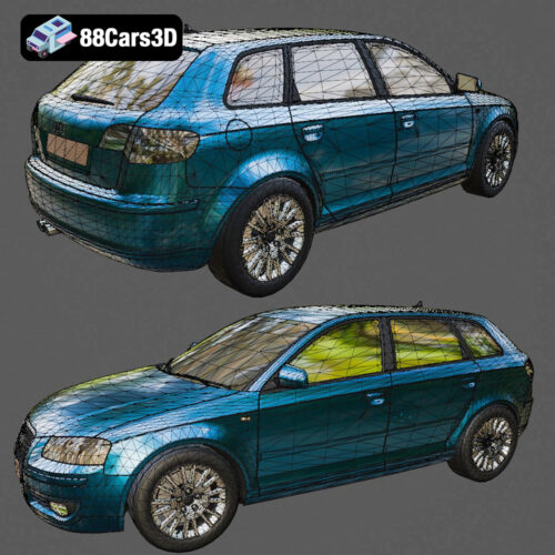 Audi A3 Sportback 3D Model
