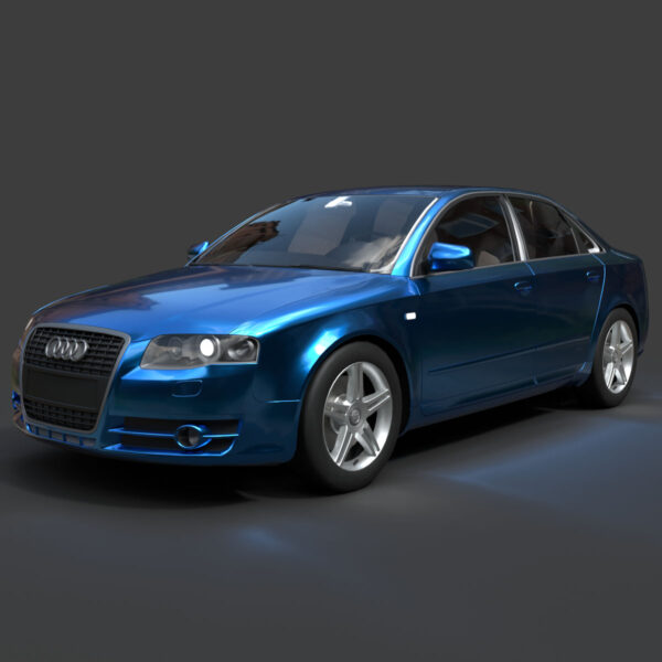 Audi A4 B7 2005 3D Model