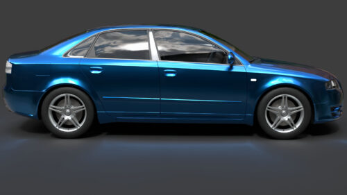 Audi A4 B7 2005 3D Model