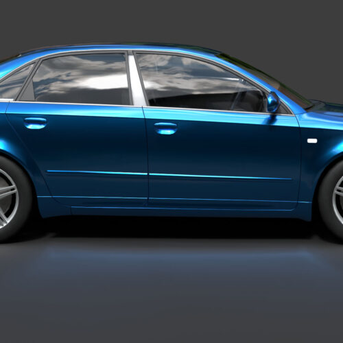 Audi A4 B7 2005 3D Model