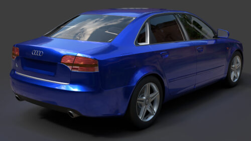 Audi A4 B7 2005 3D Model