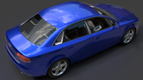 Audi A4 B7 2005 3D Model
